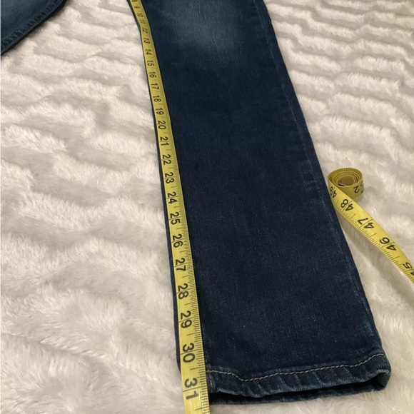 Hollister Jeans Mens Size 29x32 Measures Skinny Fit Epic Flex Dark Blue - Picture 6 of 9